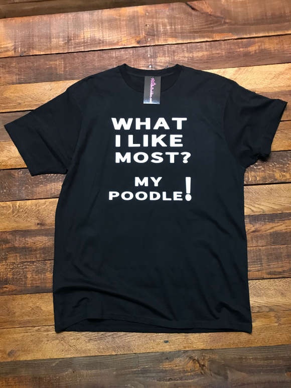 WHAT I LIKE MOST T-SHIRT - BLACK