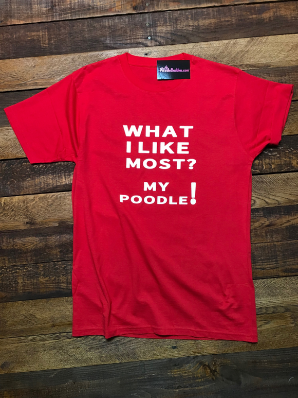 WHAT I LIKE MOST T-SHIRT - RED