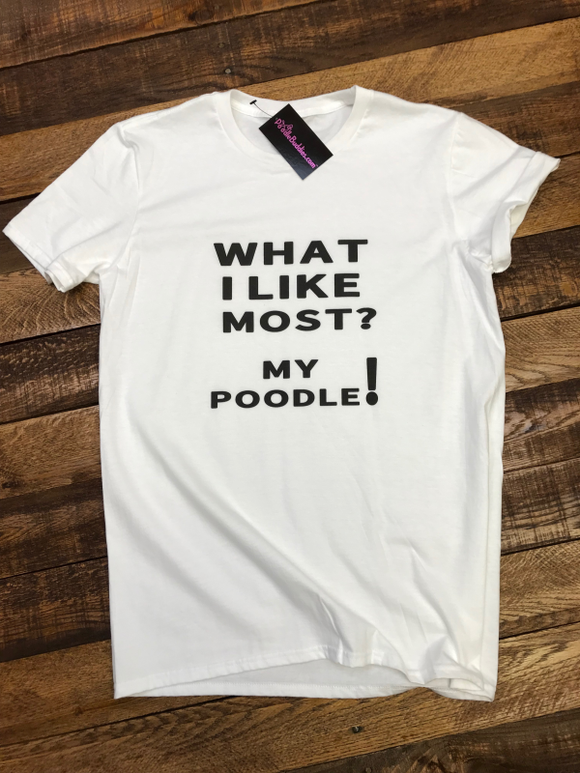 WHAT I LIKE MOST T-SHIRT - WHITE