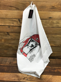PIRATE POODLE FLOUR SACK TOWEL 100% COTTON