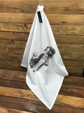 EXPENSIVE POODLE FLOUR SACK TOWEL 100% COTTON
